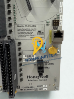Close-up of Honeywell FC-IOTA-NR24 Redundant IO Termination Assembly showing PWA 51306507-175 specification label, 24VDC 10A supply rating, and HW Rev 1.0 details.