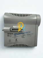 Honeywell CC-PCF901 Control Firewall Module 51405047-176 technical label showing product serial number and certifications.
