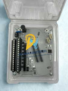Genuine Honeywell CC-TAOX01 Analog Output Module IOTA resting safely inside its clear anti-static protective plastic e-commerce packaging shell.