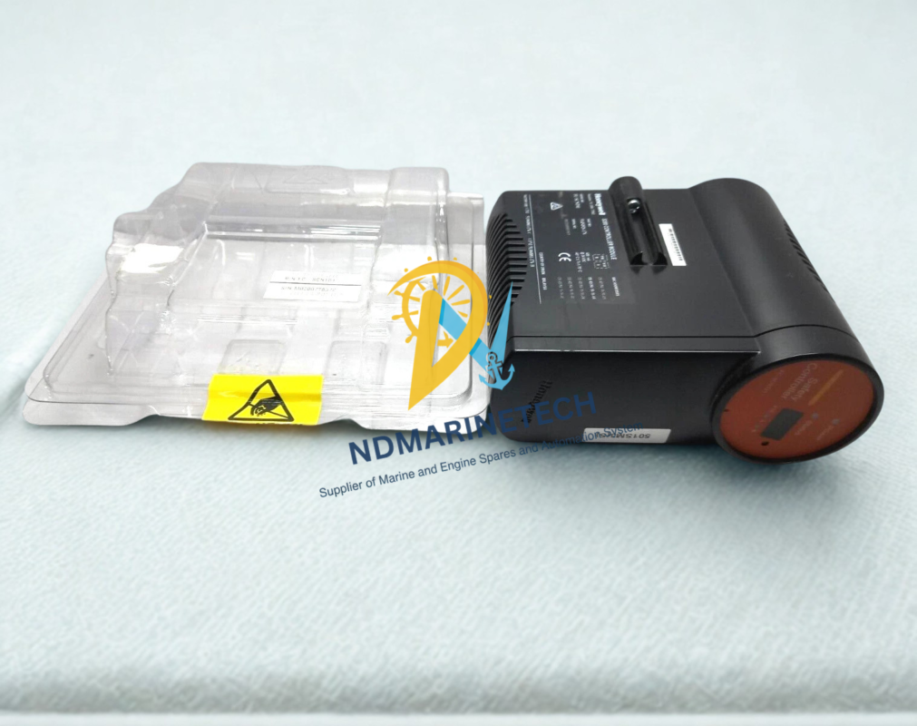 honeywell-fc-scnt01-s300-safety-controller-module Honeywell FC-SCNT01 S300 Safety Controller Module with its protective plastic packaging, displaying the manufacturer label and technical specifications side.
