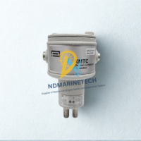 Panametrics XMTC thermal conductivity gas transmitter analyzer weatherproof enclosure profile view with marine engine spares watermark.