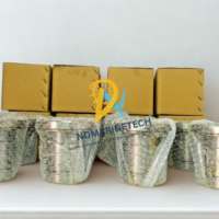 Brand new Sabroe CMO compressor cylinder liner replacement parts safely wrapped in protective bubble wrap with export packaging boxes.