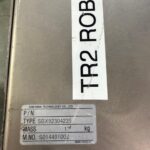 Sinfonia Technology Co. Ltd. TR2 Robot Controller label with model SBX92304235 and mass 13kg.