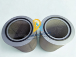 Tamrotor Marine compressor NT7204 inlet filter set of 2 pieces showing top rubber sealing gaskets and inner mesh lining.