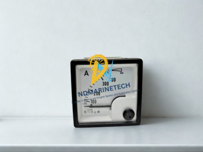 Tamrotor TMC NT5254 Marine Compressor 400/5A Ammeter Dial Face Front face dial of Tamrotor TMC NT5254 marine compressor A-meter gauge displaying 400/5A current rating scale up to 800 Amps by NDMARINETECH.