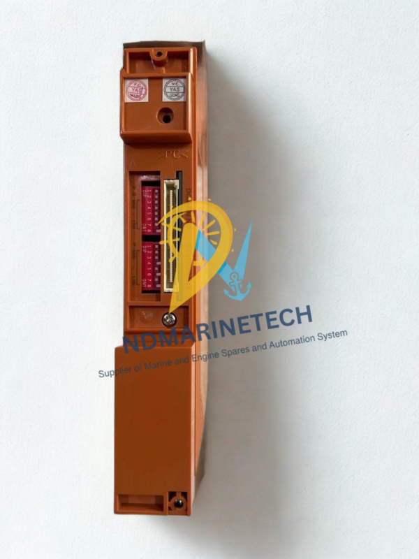 Yokogawa SCP461-51 S2 Rear Backplane Interface and Address Configuration Switches Vertical rear connection array of Yokogawa SCP461 processor module showing dual dip switch banks for station addressing