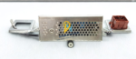 ABB 1VCF309499S0012 control module feeder AU-TR showing the perforated metal protective chassis, integrated wire leads, and heavy-duty brown pin connector plug.