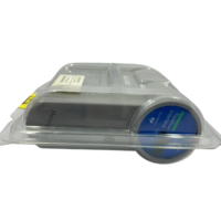 Side profile of a new Honeywell CC-PFB401 Fieldbus Interface Module in protective transparent plastic clamshell packaging