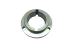 Reverse bare metal machined steel face of the Morse-Starrett POC2500-8 ram collar highlighting the inner lip and dual-keyway alignment channel.