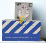 Panasonic PM4S-A2C10M-AC120V industrial time delay relay positioned on top of its original blue and white Panasonic Industrial Devices box packaging.