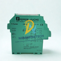 Pepperl+Fuchs KFU8-UFC-1.D frequency converter side panel showing wiring diagram and technical specifications part number 231195.