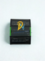 Schneider Electric SmartX DI-16 I/O module SXWDI16XX10001 overhead view showing LED status indicators and input rating diagram
