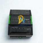 Schneider Electric SmartX Controller DO-FA-12 faceplate showing 12 digital output status LEDs and relay contact wiring schematic