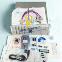 Siemens SIMATIC IPC847E 6BK1800-8HR03-0AA0 Industrial Rack PC kit for Horiba systems, including interface cables, power cord, manuals, and software disc.