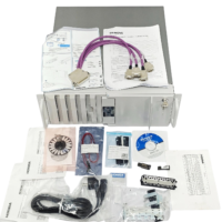 Siemens SIMATIC IPC847E 6BK1800-8HR03-0AA0 Industrial Rack PC kit for Horiba systems, including interface cables, power cord, manuals, and software disc.
