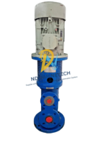Full assembly of Tvornica MPD PASVK-32-4NM/100L-2 marine screw pump with motor.