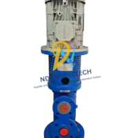 Full assembly of Tvornica MPD PASVK-32-4NM/100L-2 marine screw pump with motor.