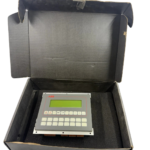 ABB HIEE200130R0002 control panel display securely packed in a protective industrial box with foam cushioning.