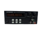 Bottom view of BK Precision 9104 DC power supply featuring serial number barcode label and mounting feet