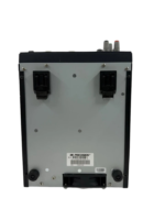 BK Precision 9104 DC power supply rear panel displaying cooling fan, AC input, USB port, and remote sense terminals