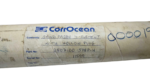 Product identification label on a protective shipping tube for a CorrOcean 4-element sand probe with hollow plug, detailing part number 2507100-578P-H and serial number 11599.