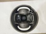 Internal underside view of a Daihatsu 6DL-20 trunk piston showing structural ribbing, casting quality, and internal mounting elements.