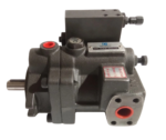 Duplomatic VPPL-022PQC-R00S/20N variable displacement axial piston pump side profile