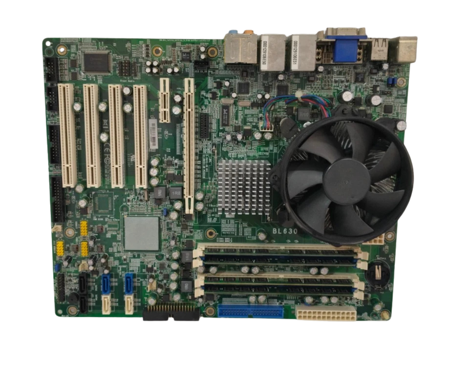 Dynamic E150630 BL630 Motherboard Dynamic E150630 BL630 94U-0 industrial motherboard back view showing green PCB trace layout