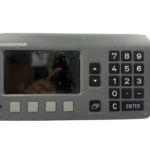 Front panel view of the HEIDENHAIN ND287 Digital Readout featuring the TFT display screen, numeric keypad, and function keys.