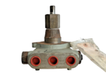 HP Technik NVBHRG Fuel Oil Pump bottom view showing port connections and model markings