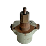 HP Technik NVBHRG-DC marine fuel oil pump top mounting flange and shaft view