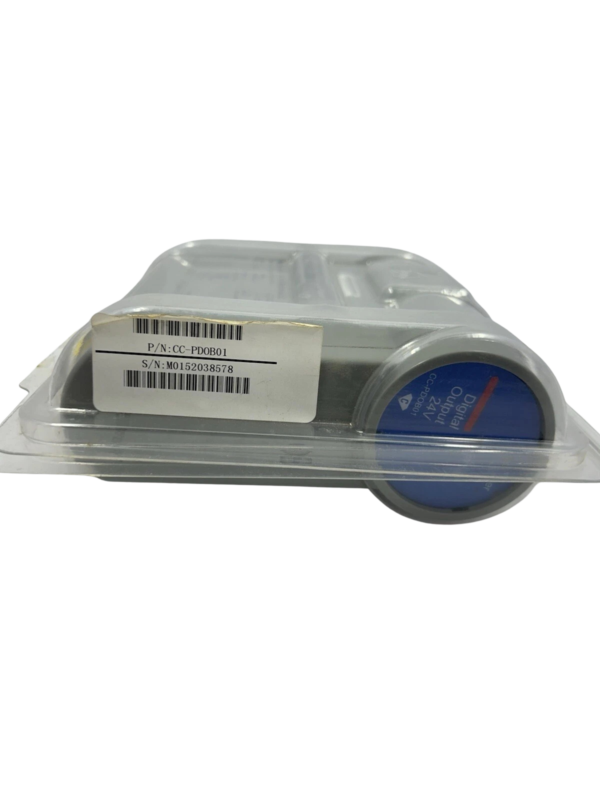 Honeywell CC-PDOB01 Digital Output Module - P/N 51305043-176 New Honeywell CC-PDOB01 Digital Output 24V Module in factory blister packaging with part number label