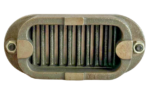 Top view of Industrial Suction Valve VAL 0190 showing flow channels and reed plate elements