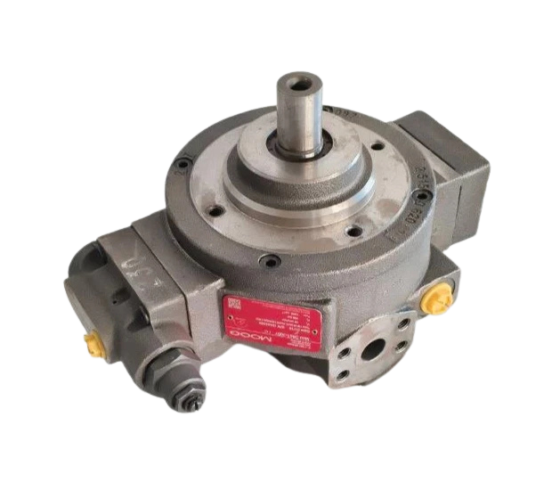 MOOG D951-2007 HYDRAULIC PUMP Overview of genuine Moog D951-2007 hydraulic pump with drive shaft