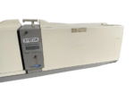 Malvern Mastersizer 2000 particle sizer right side profile with inventory control barcode labels.