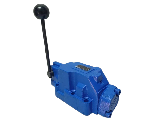 Mannesmann Rexroth H-4WMM22J60 Valve Mannesmann Rexroth H-4WMM22J60 manual hydraulic spool valve isometric angle overview