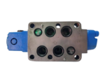 Mannesmann Rexroth H-4WMM22J60 directional control valve side profile with operating hand lever
