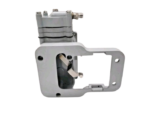 Rear view of Masoneilan Dresser 8012-4C linear valve positioner highlighting internal flexure beam and lever
