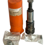 PDP-U804 Plunger Barrel Assembly for S.E.M.T. Pielstick PC2.5 marine diesel engine with orange protective shipping container and sealed component packaging