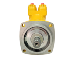 Front view of the Parker F12-080 Hydraulic Motor (Part No. 3780786), highlighting the splined drive shaft and the 4-bolt mounting flange.