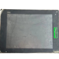 Front view of the Schneider HMIDT732 Magelis GTU 15-inch touch smart display screen with original protective film intact.