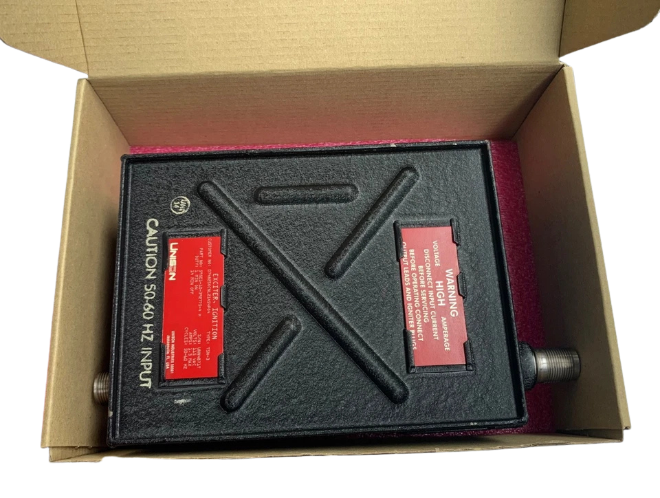 Unison 59501-10-392775-4 H Exciter Ignition Unison Exciter Ignition 59501-10-392775-4 H GE G12130A TSN-3 module inside packaging box