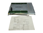 Wartsila ESM-10 Rev 6 Engine Safety Module hardware unit shown with official technical automation setting document sheet.