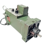 Rear angle view of Woodward UG-8 Governor showing drive shaft and mounting flange