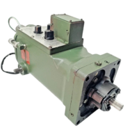 Rear angle view of Woodward UG-8 Governor showing drive shaft and mounting flange