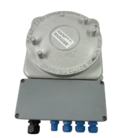 Allen Bradley 1797-PS1E SER B FlexEx power supply top view with cable glands.