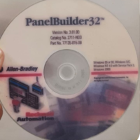 Allen Bradley PanelBuilder32 Version 3.81.00 2711-ND3 CD software disc