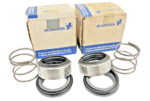 Close-up of Allweiler EagleBurgmann 32mm rotary seal faces and stationary seats for marine pump shaft sealing