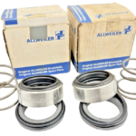 Close-up of Allweiler EagleBurgmann 32mm rotary seal faces and stationary seats for marine pump shaft sealing