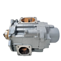 Side profile of Atlas Copco 1616580381 OFS K-21 oil-free screw air end compressor element housing.